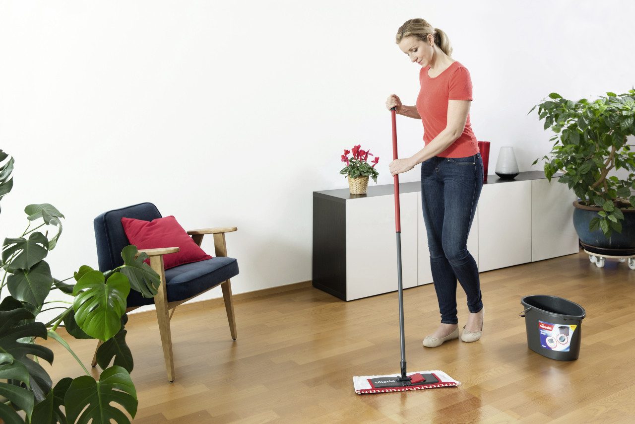 Vileda Staubwischer Vileda Bodenwischer WischMat Extra mit