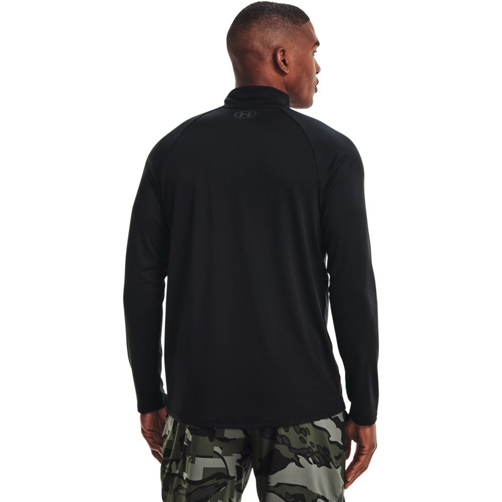 2.0 T-Shirt schwarz 1/2 ZIP Armour® Under TECH