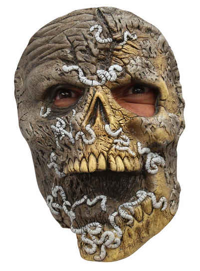 Ghoulish Productions Verkleidungsmaske Madenmumie, Merke: unzureichende Hygiene führt zu Würmern im Gesicht!