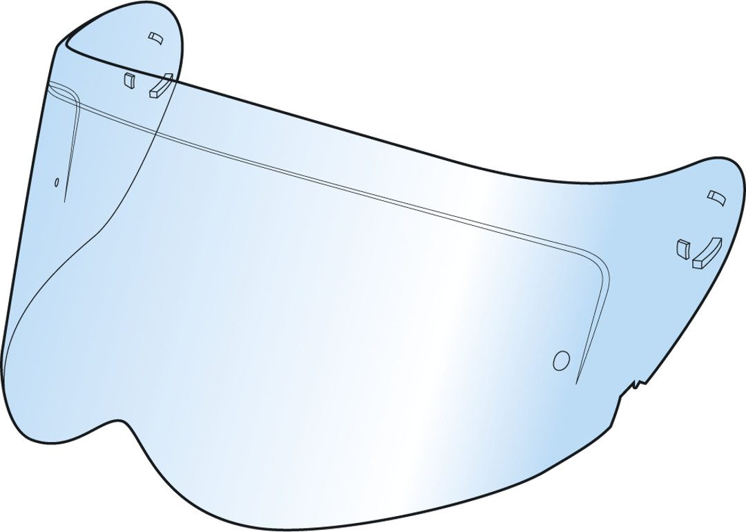 Simpson Motorradhelm Venom Visier, Pinlock