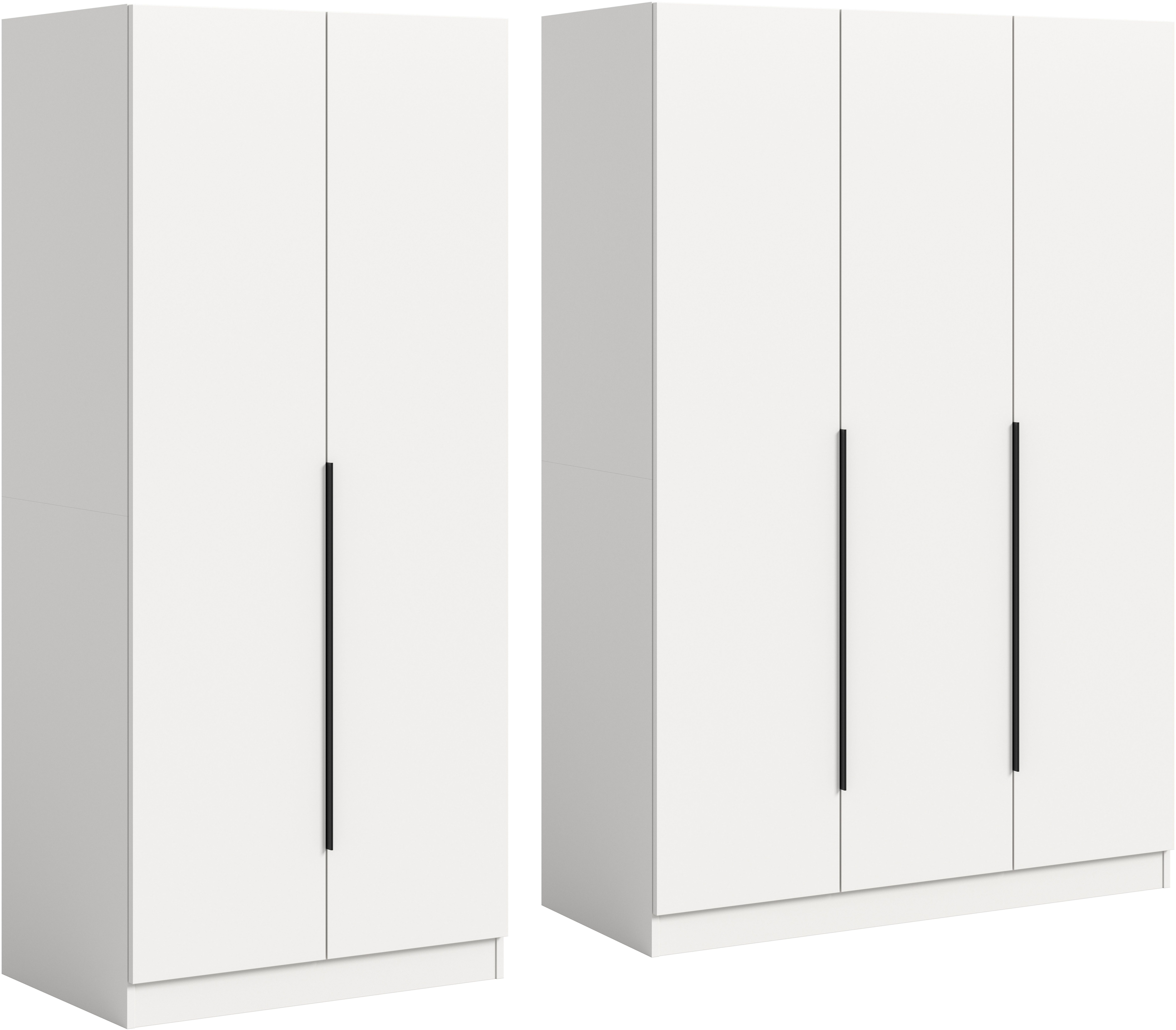 Home affaire Schrank-Set Skarde moderner Kleiderschrank Schlafzimmerschrank, (1-St., wähle deine beste Schrank Kombination), Skarde Kleiderschrank 200 cm, 2 Kleiderstangen und 5 Böden