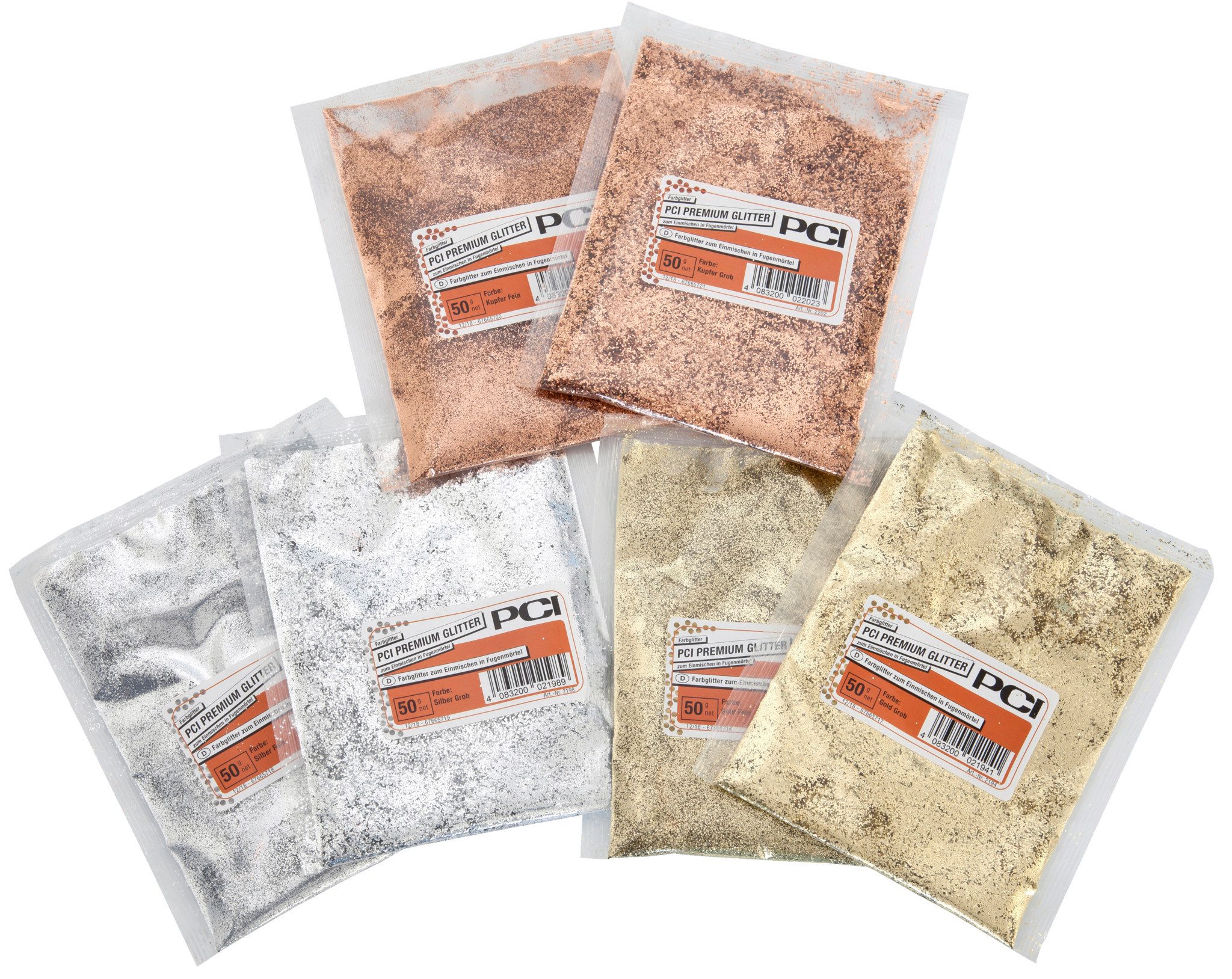 PCI Mörtel PCI Premium Glitter silber grob 50 g