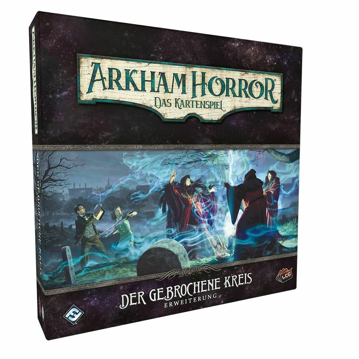 Asmodee Spiel, Arkham Horror Das Kartenspiel Der gebrochene Kreis Neu