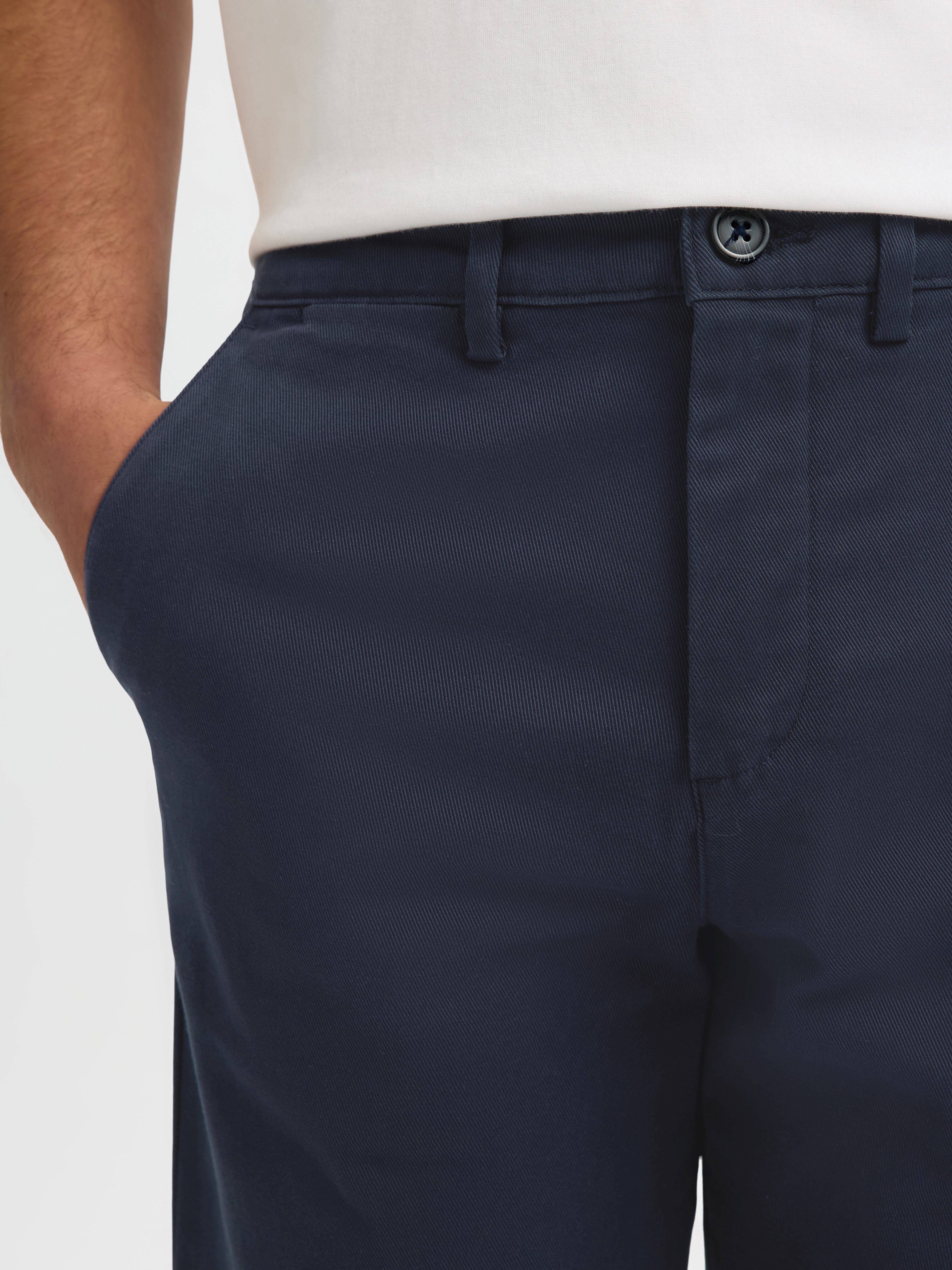 Selected Chinos SLM196-STRAIGHT MILES TWILL PANT NOOS Baumwollmischung, straight fit