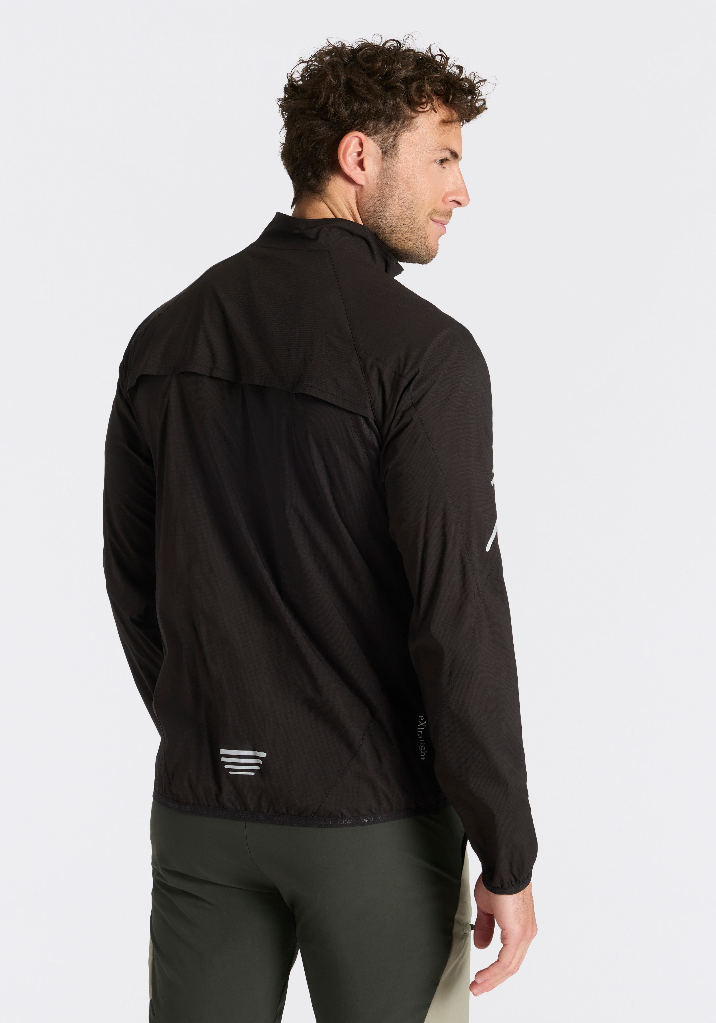 CMP Windbreaker für Radsport geeignet, komprimierbar, atmungsaktiv, aus Ripstop-Gewebe