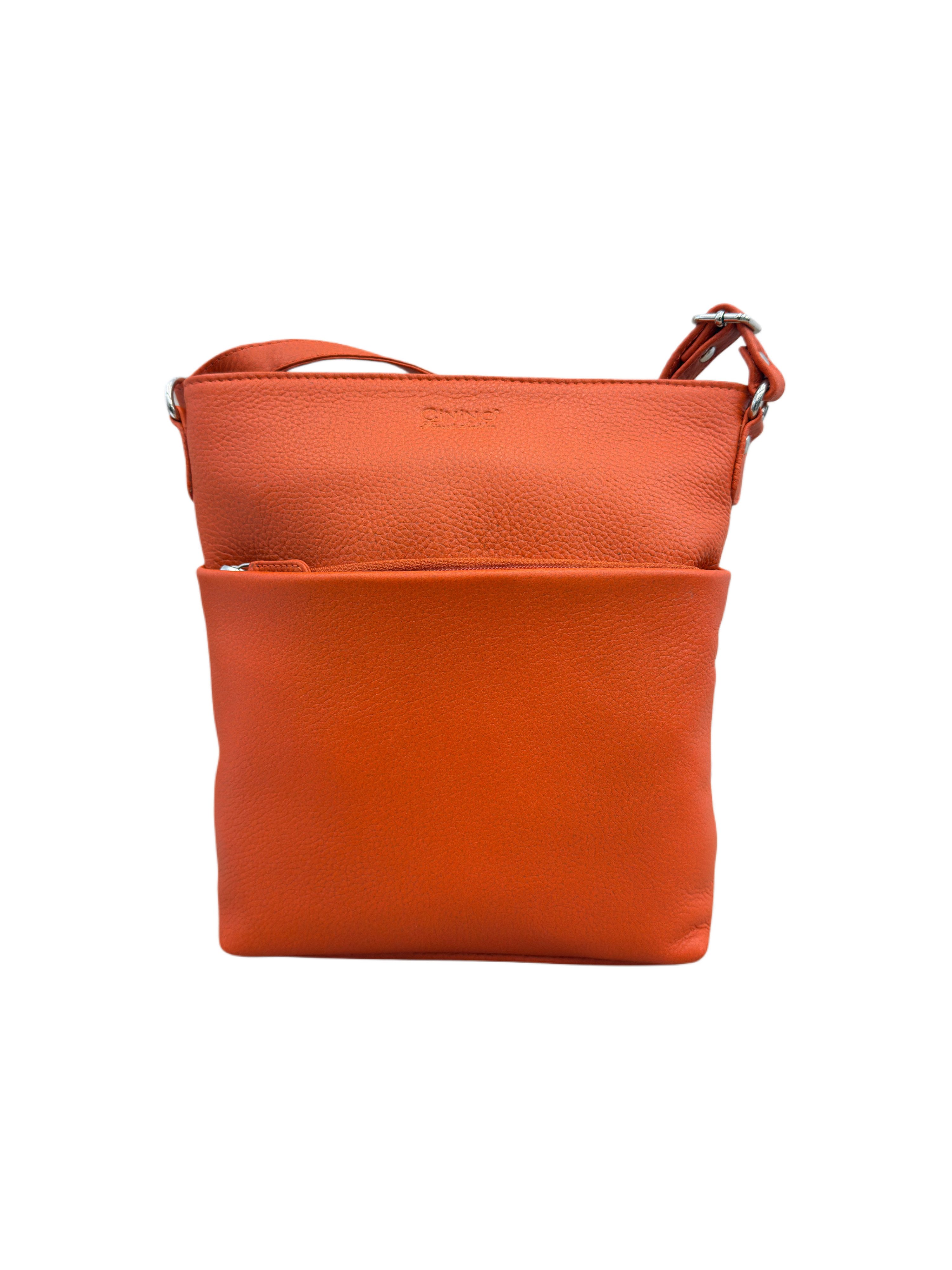 Cinino Handtasche C1420, Ledertasche Crossbody Bag