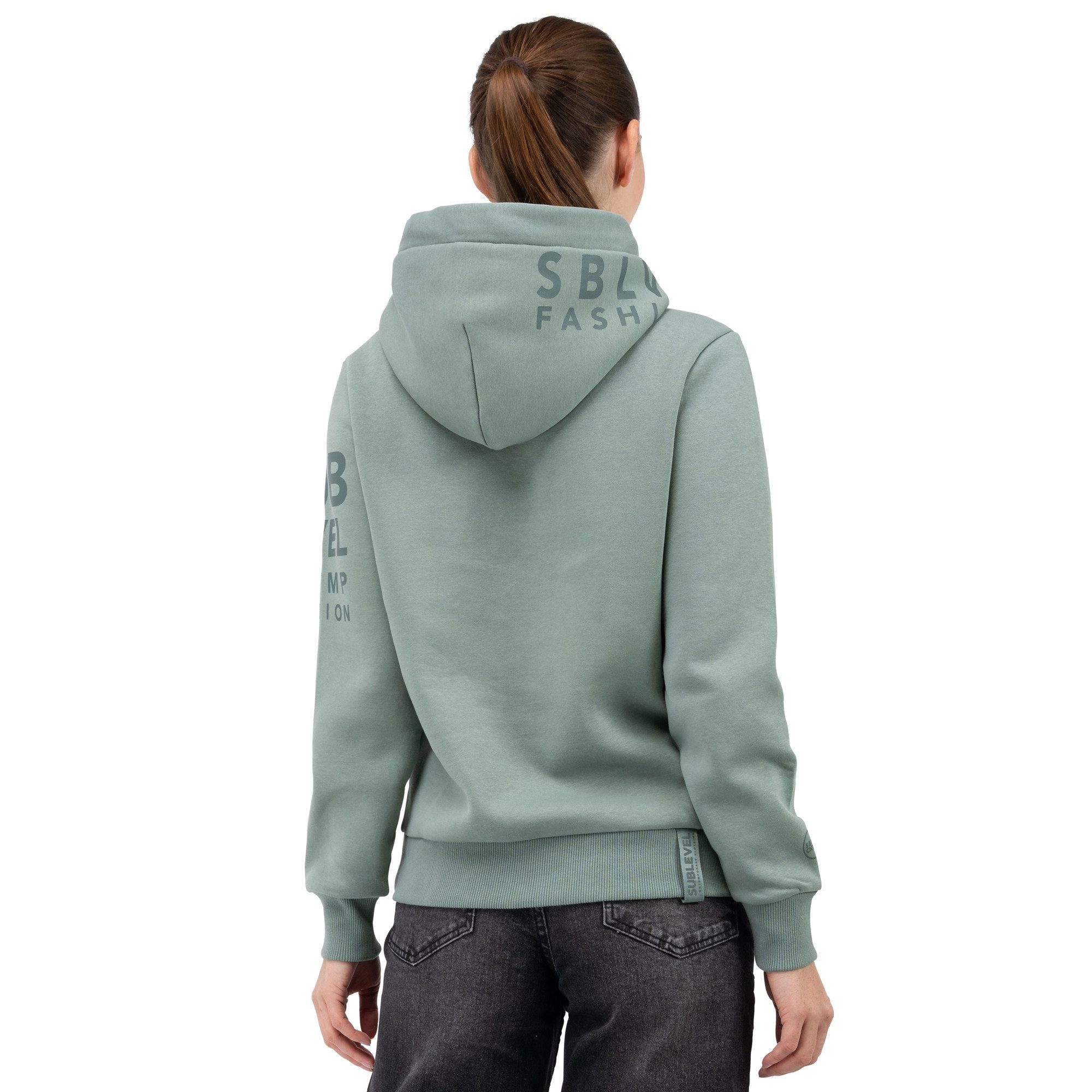 SUBLEVEL Kapuzenpullover Hoodie Damen Kapuzenpullover Kapuzensweater Sweatshirt Perfekte Passform Hochwertige Verarbeitung, Angenehm weich & bequem