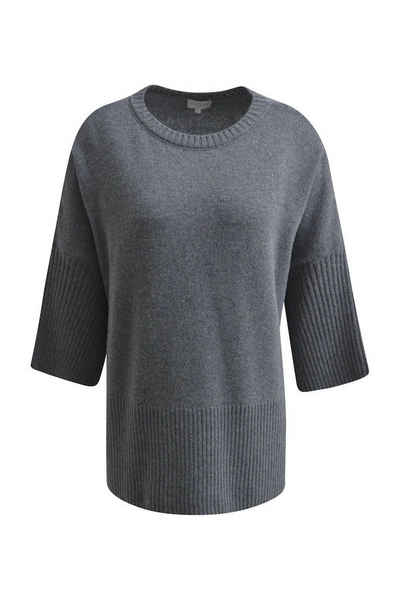 Milano Italy Strickpullover SHIRT WITH 3/4 SLEEVES AND ROU