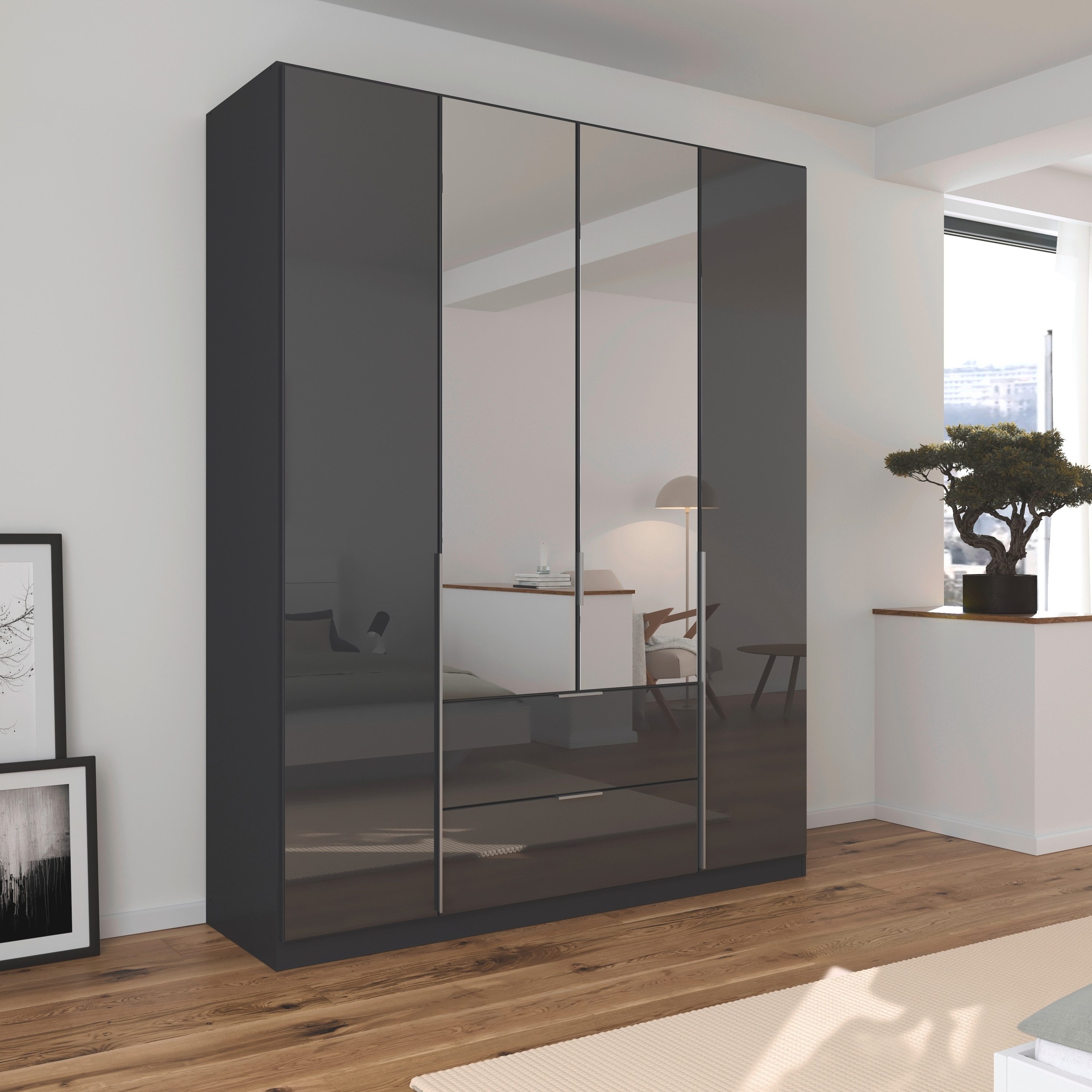rauch Drehtürenschrank Kleiderschrank Kleiderschränke Schrank Garderobe günstig online kaufen