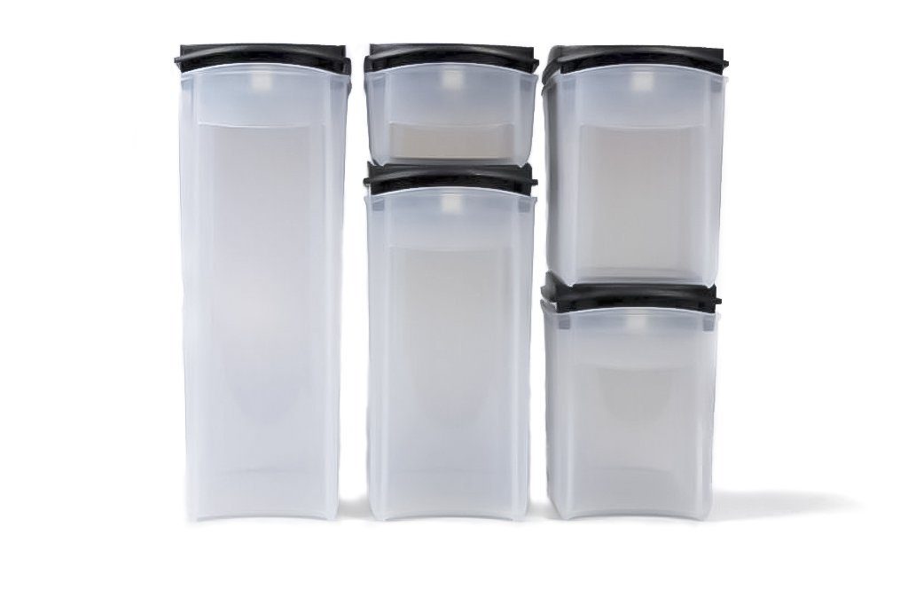 TUPPERWARE Vorratsdose Eidgenosse Plus 2,2 L + 1,6 L + 1,0 L (2) + 350 ml, Bonboniere