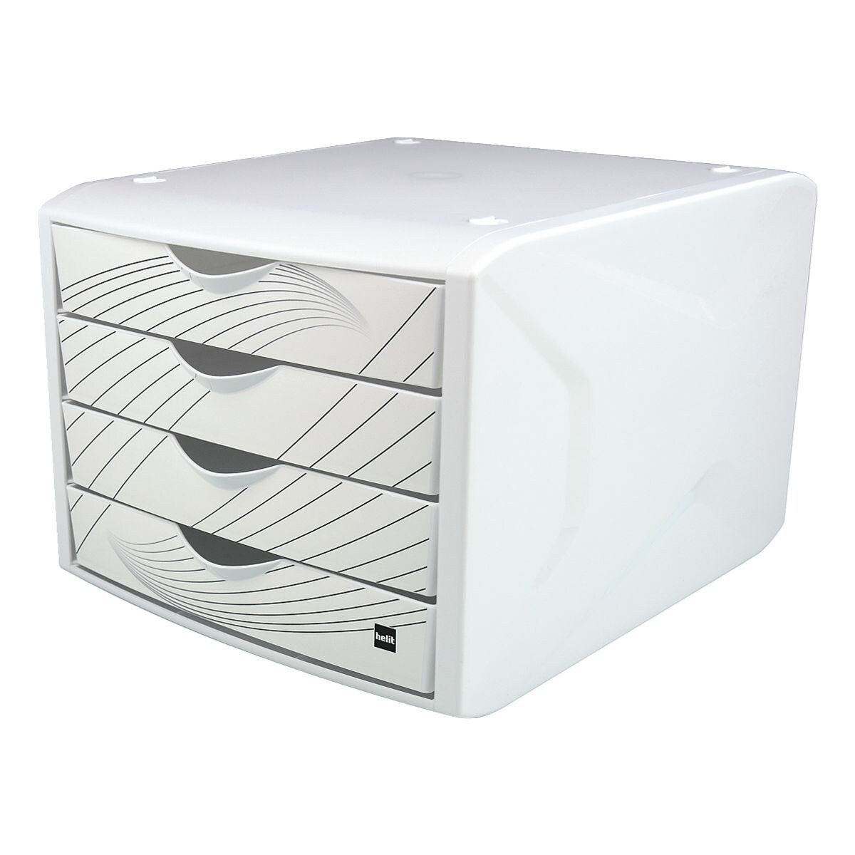 HELIT Schubladenbox the chameleon, mit 4 Schubladen, geschlossen, stapelbar