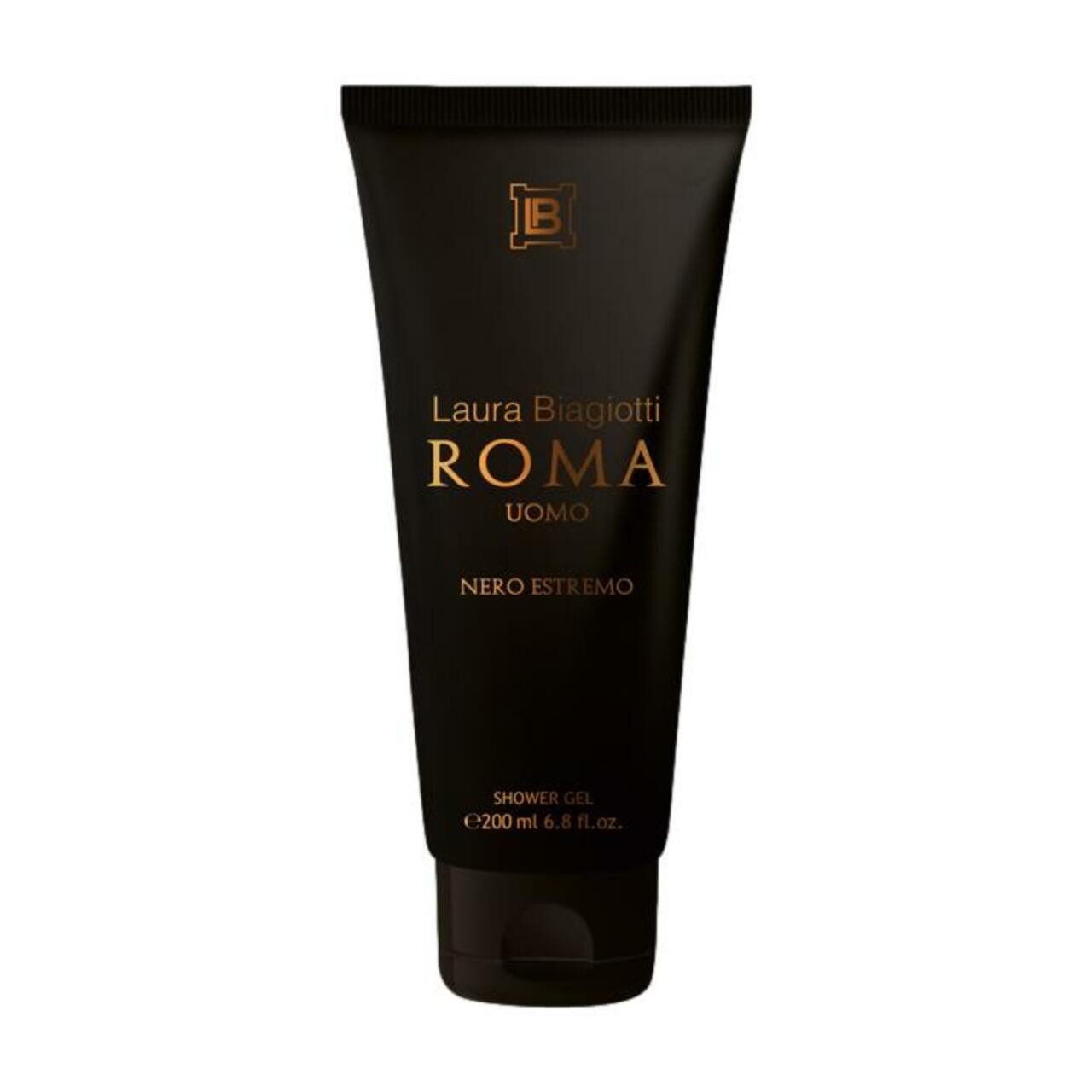 Laura Biagiotti Duschpflege Roma Uomo Nero Estremo Shower Gel, für Все Hauttypen