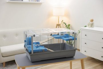 Kerbl Tierhaus Kerbl Kleintierkäfig Eva 22 (für Hamster und Nager, 79 x 45 x 44 cm)