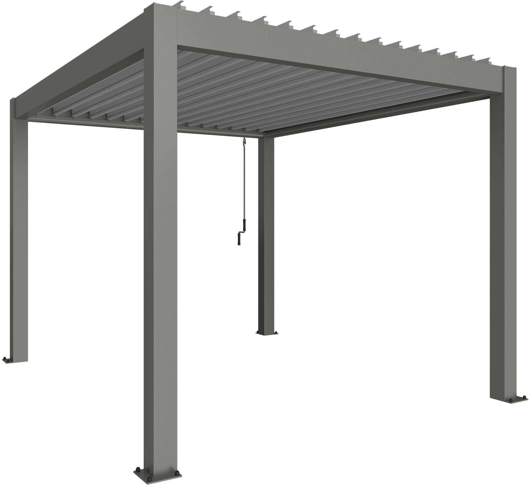 Biohort Pergola 3x3,5 m, verschiedene Farben, 312x367,5x264 cm, ausgezeichnet mit dem Red Dot Design Award