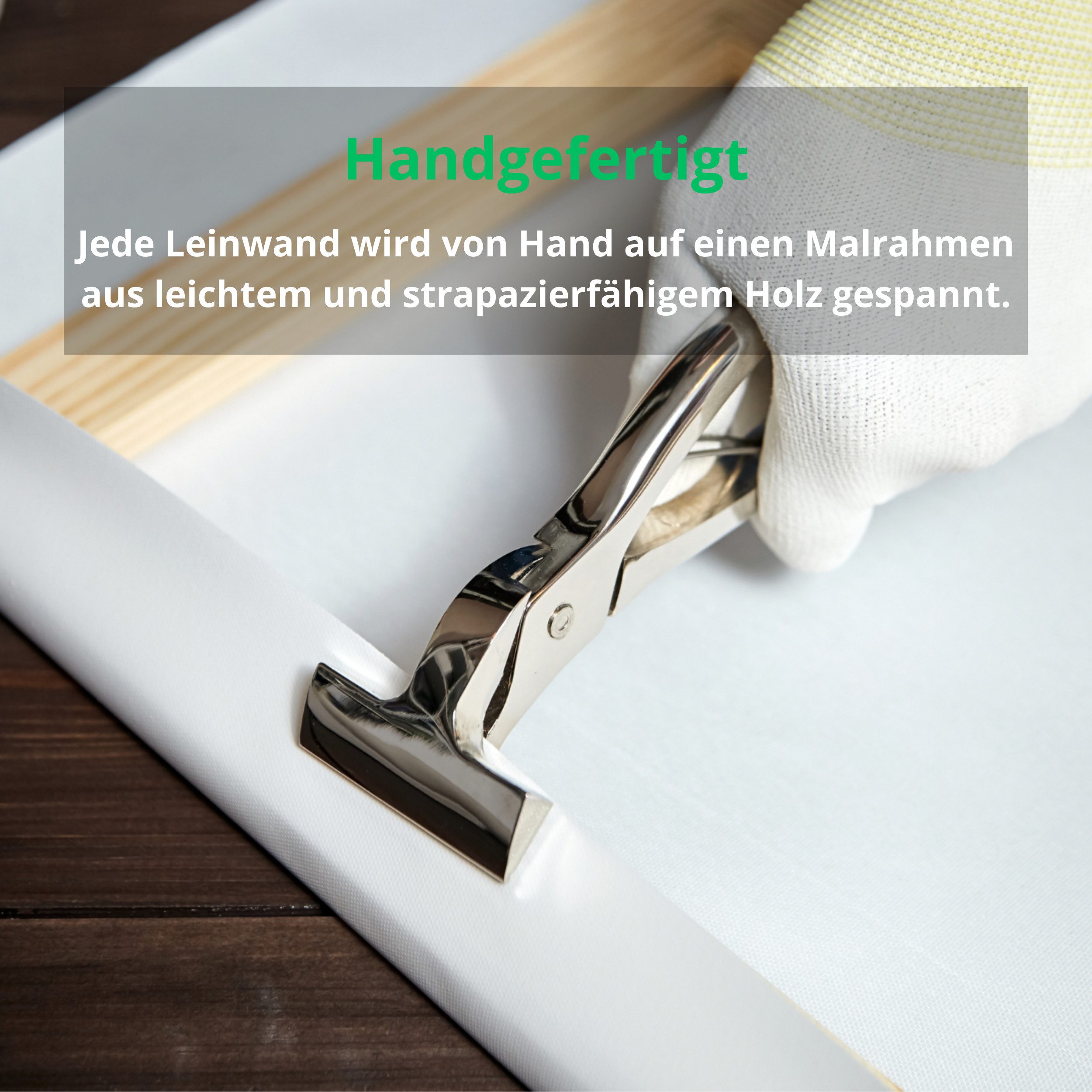 Wallarena Leinwandbild Baum Abstrakt Glamour Gold Schlafzimmer, Wohnzimmer 40x30 cm, Baum, 40 x 30 cm – Bild 4 von 5