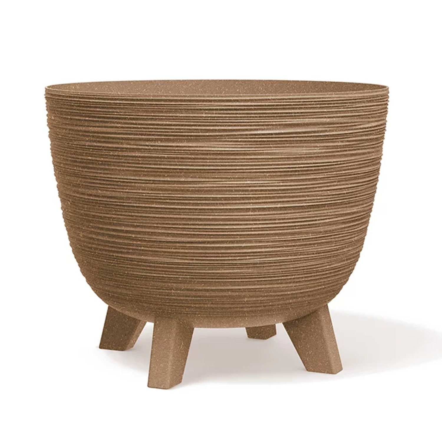 Prosperplast Blumentopf, Schale mit Füßen Furu ECO Wood-Naturo günstig online kaufen