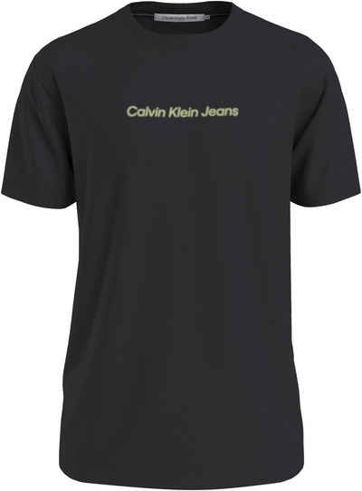 Calvin Klein Jeans Plus T-Shirt PLUS MIRRORED CK LOGO TEE