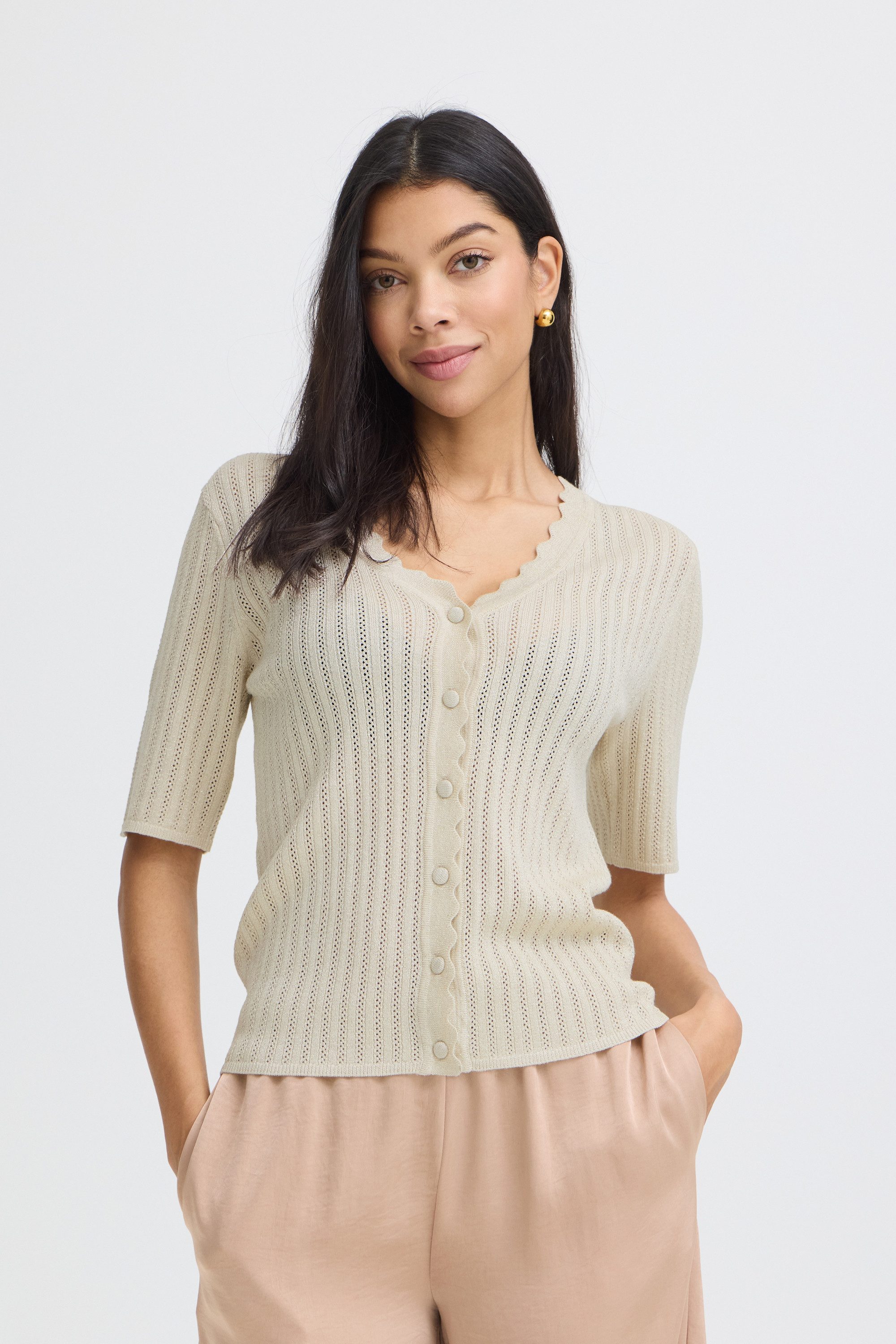 Cardigan Kurzarm-Bluse BYMOBBE