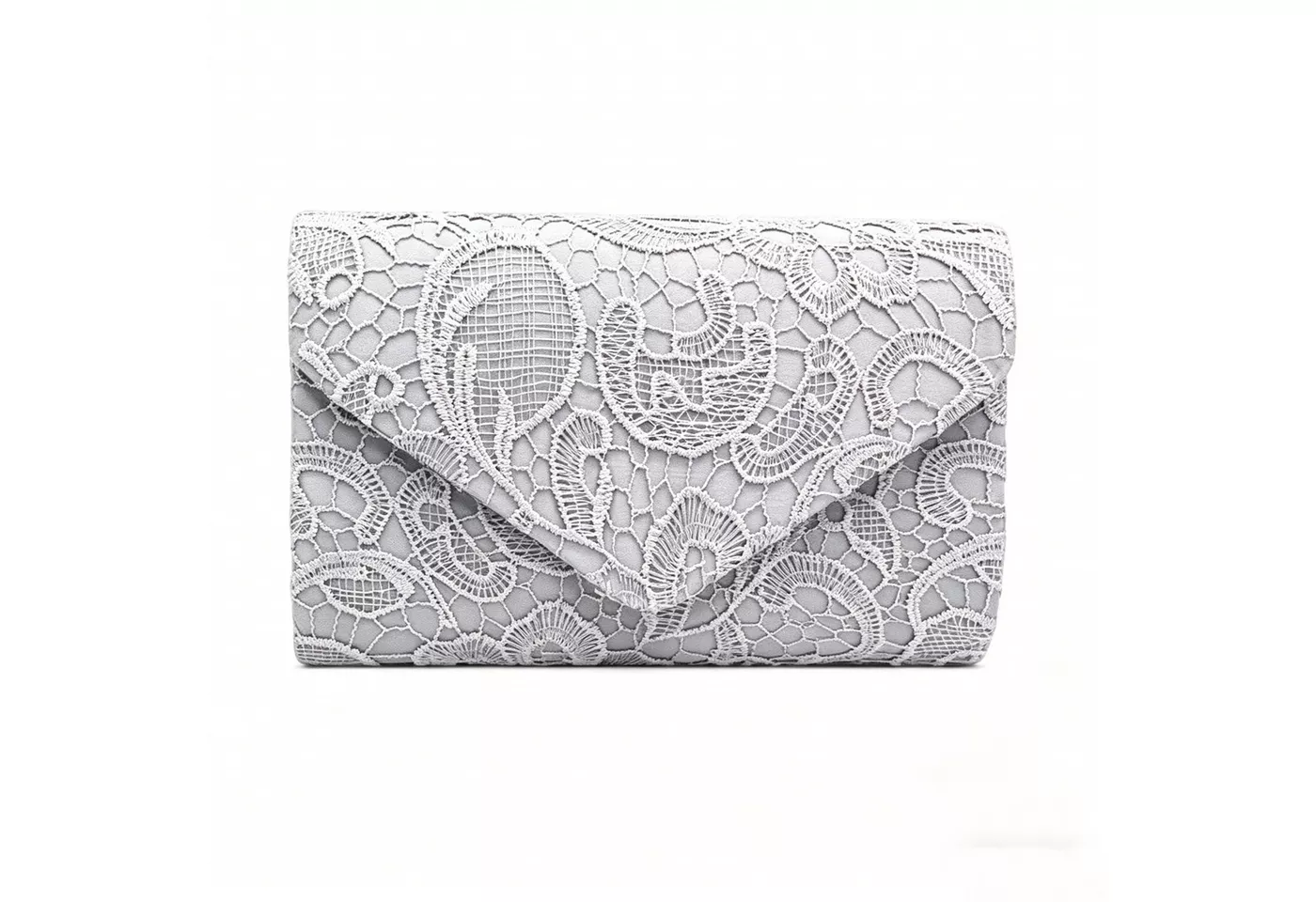 Zaewry Abendtasche Clutch Damen Elegant Kettentasche Hochzeit Umhängetasche Handtasche, Damen Abendtasche Spitze Clutch, Glitzer Tasche mit Abnehmbarer Kette