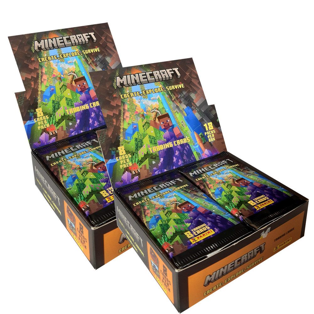 Minecraft Sammelkarte Minecraft - Create Explore Survive S3 Cards - 2 Display (36 Booster)