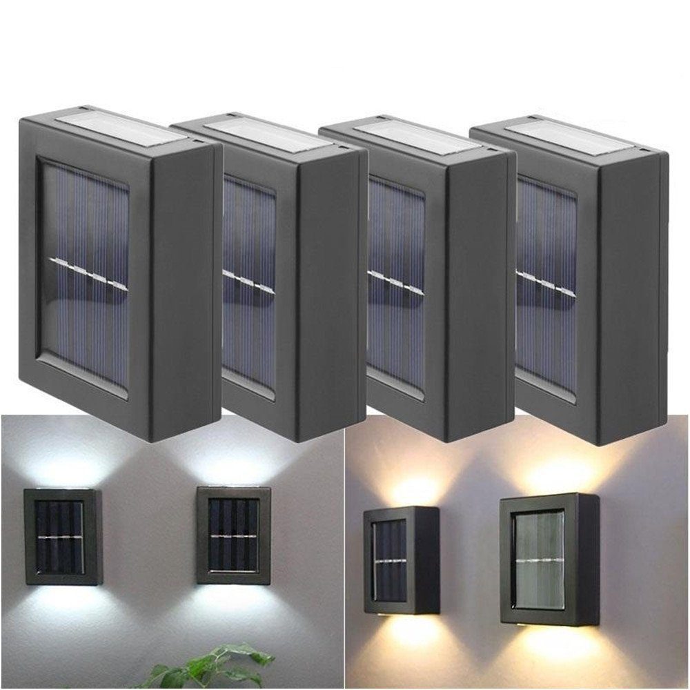 OULENBIYAR Außen-Wandleuchte 4 Stück LED Solarleuchte günstig online kaufen