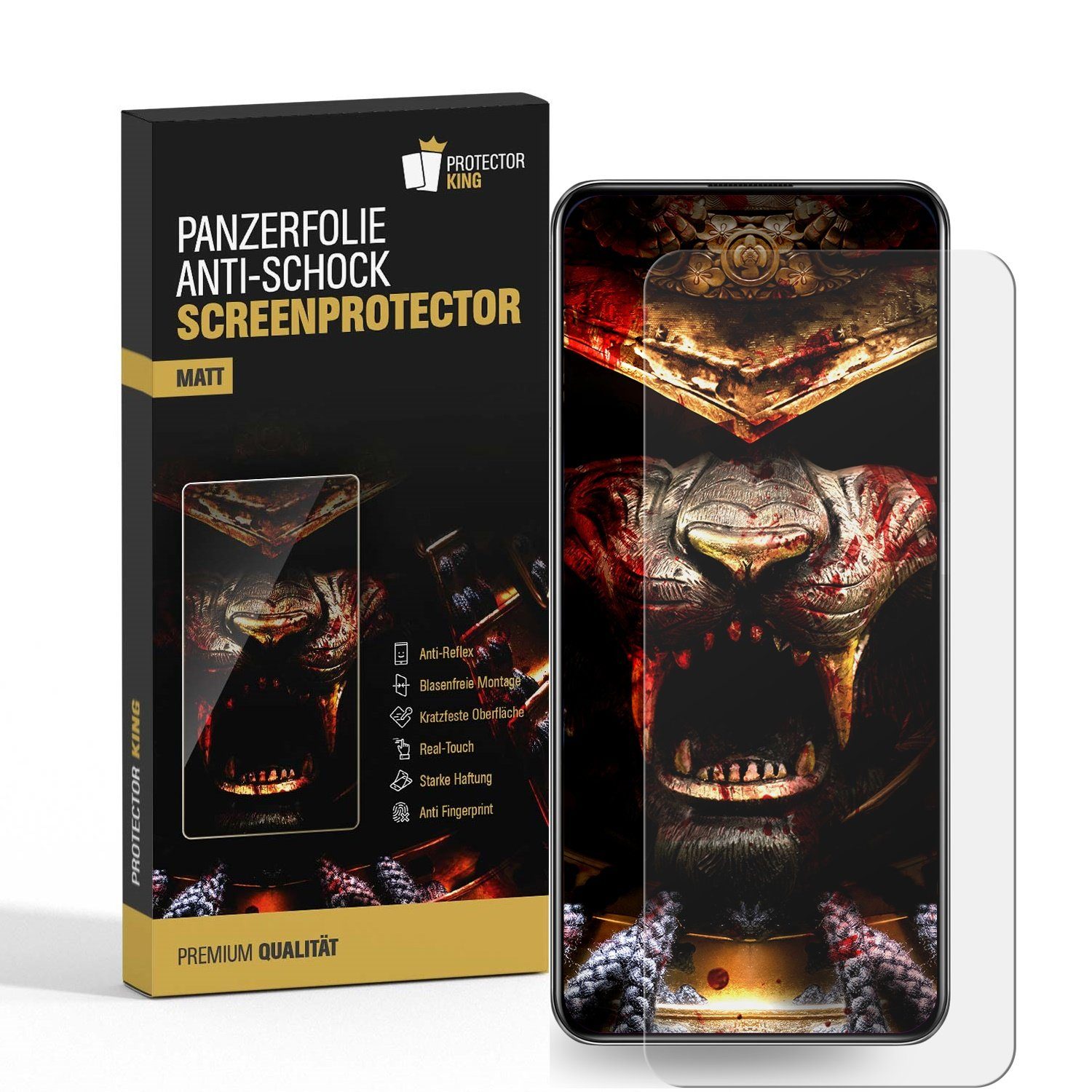 Schutzfolie 4x Panzerfolie für Google Pixel 7a MATT Displayschutz Schutzfolie