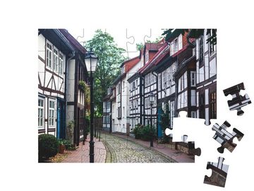 puzzleYOU Puzzle Altstadt von Hameln, Niedersachsen, 48 Puzzleteile, puzzleYOU-Kollektionen
