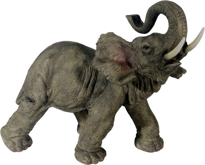 MystiCalls Tierfigur Großer Elefant laufend - Elefant Afrika Tier Figur Elefantenfigur (1 St), Große Tierfigur