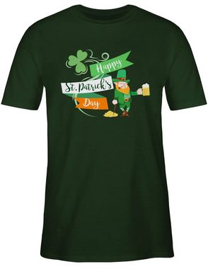 Shirtracer T-Shirt Happy St. Patricks Day Leprechaun Kobold St. Patricks Day