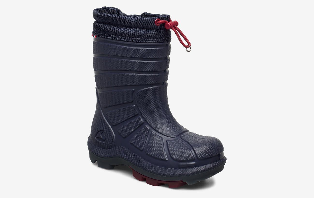 Viking Winterboots navy/dark red