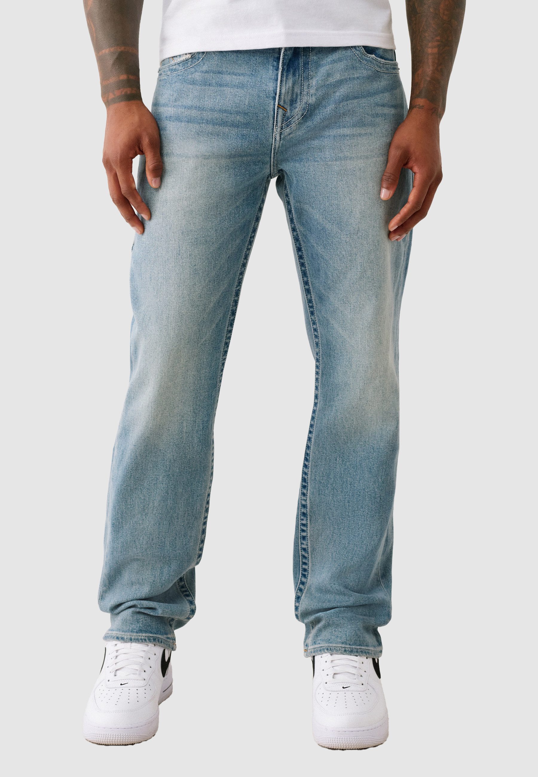True Religion Tapered-fit-Jeans GENO SN NO FLAP 32 IN Baumwollmischung, relaxed fit