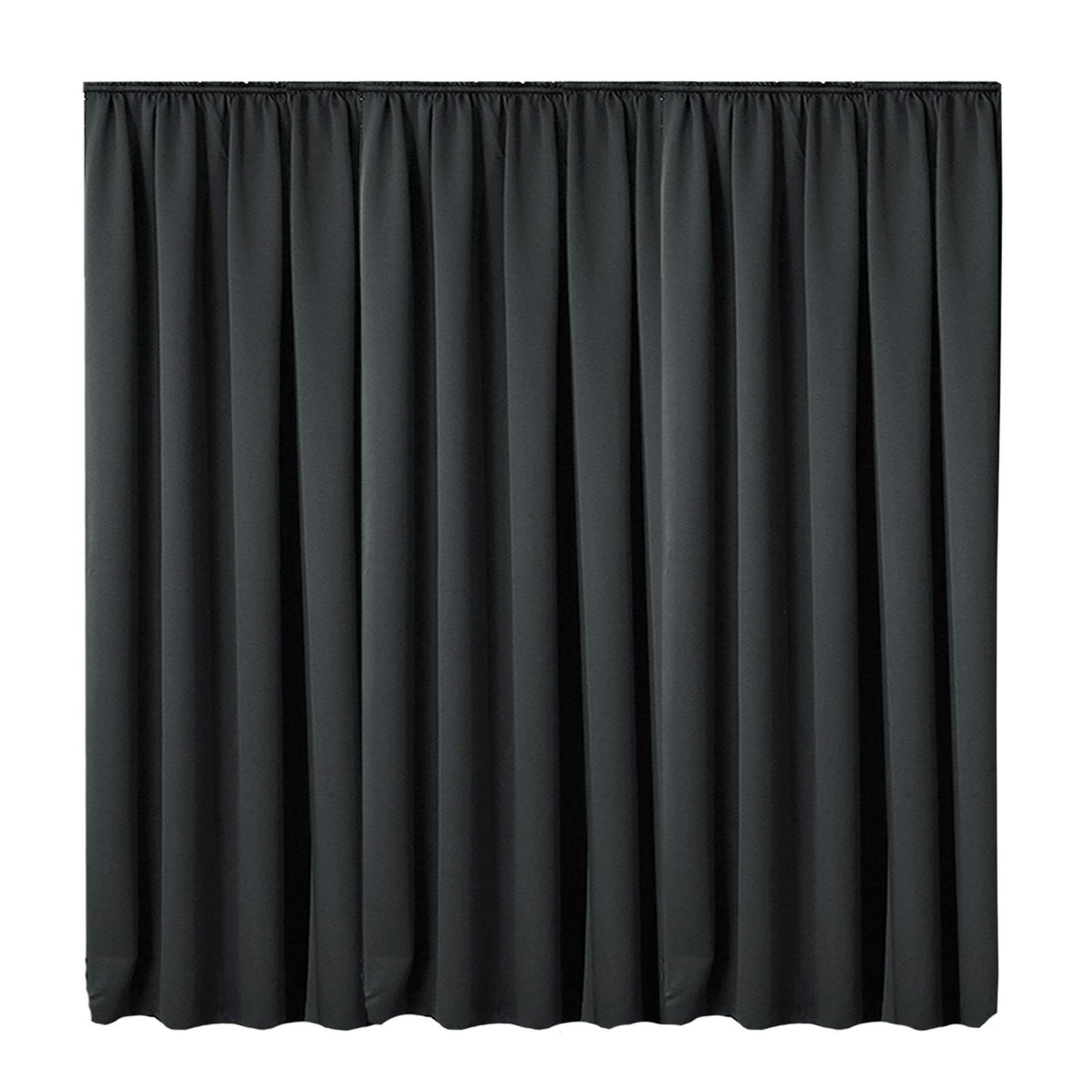 Verdunkelungsvorhang JEMIDI Vorhang blickdicht 300x245 cm mit Kräuselband, grau