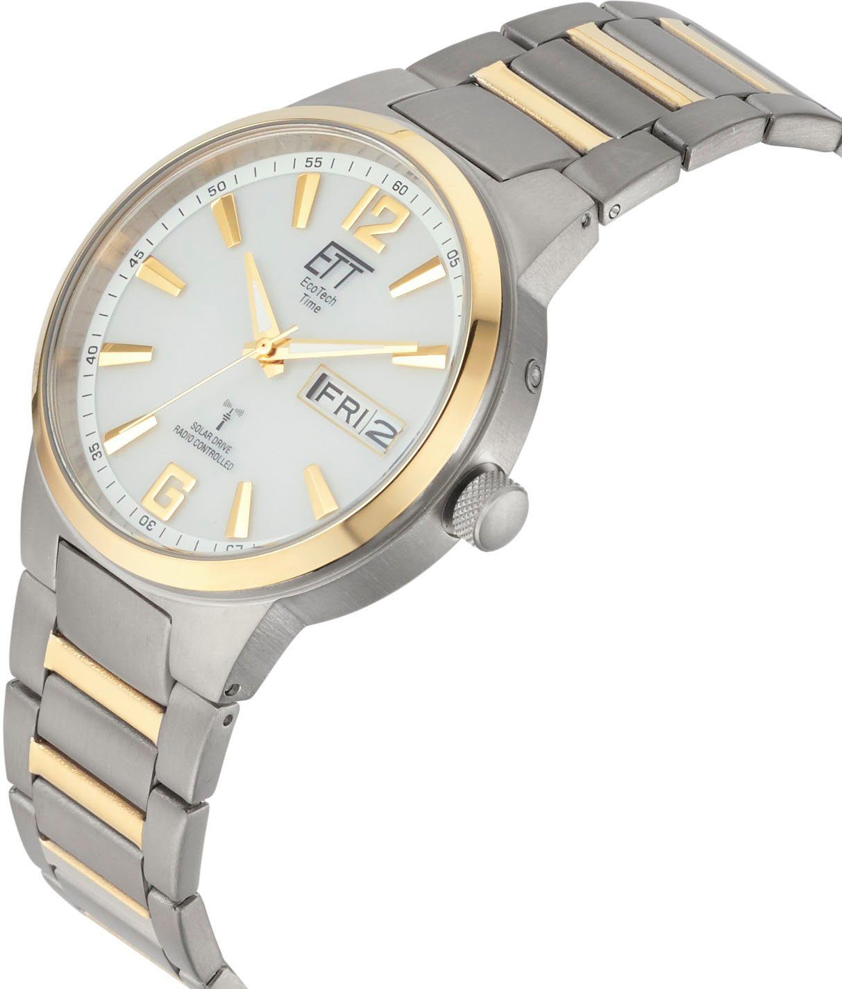 ETT Funkuhr Everest EGT-11322-11M, Armbanduhr, Herrenuhr, Datum, Solar, Tit günstig online kaufen