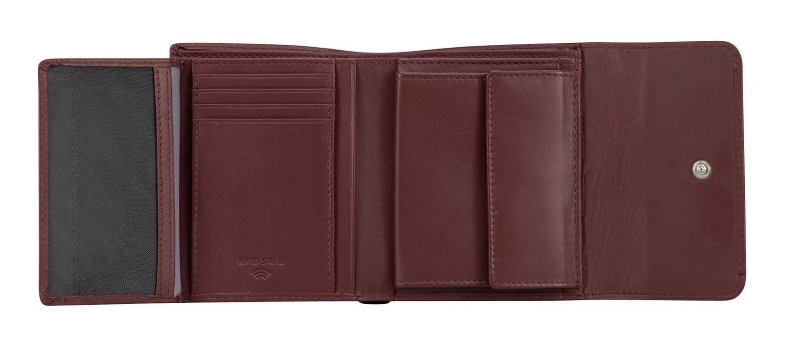 Jost Geldbörse Wallet, aus echtem Rindsleder mit RFID-Blocker Schutz