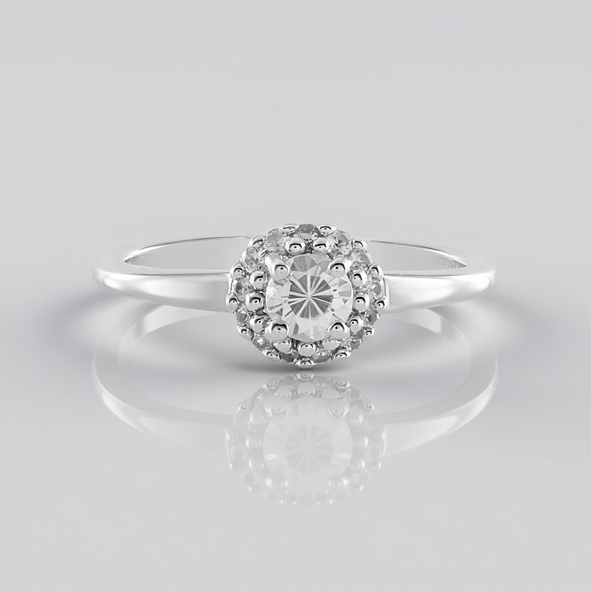 Cavill Silberring Cavill Silberring Damen 0,47 ct Zirkon Rundschliff elegan günstig online kaufen