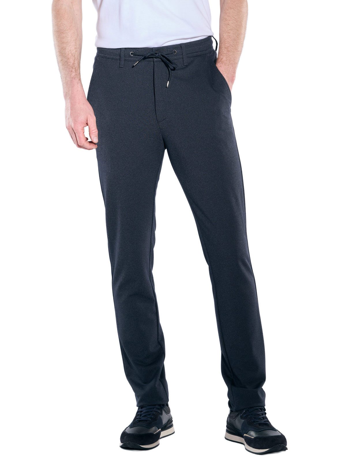 Engbers Chinohose Herren Chino straight, Saphirblau