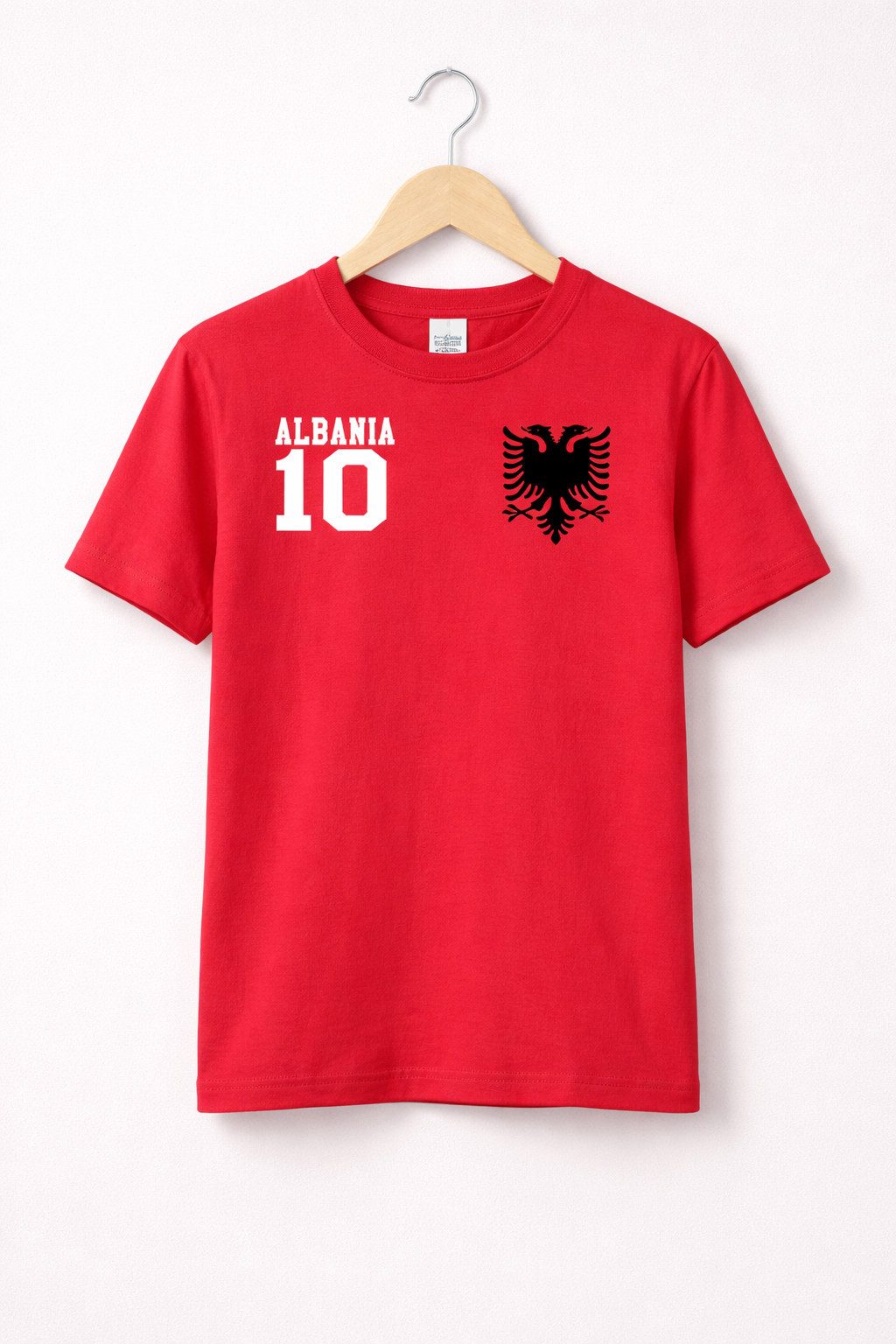T-Shirt Kinder Albanien Albania Sport Trikot Fußball Weltmeister WM Europa EM