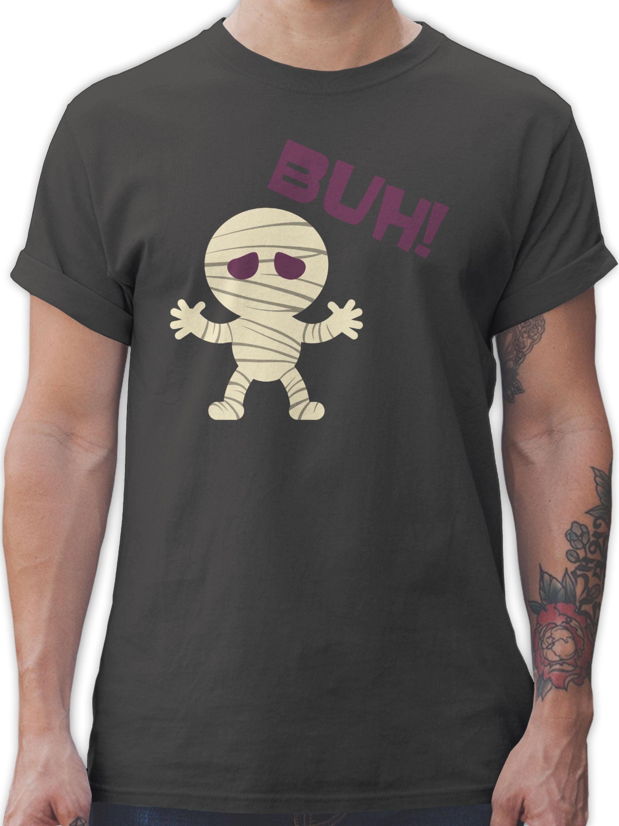 Shirtracer T-Shirt Mumie Buh Kleine Gespenst Schlossgespenst Gespenster Nachtgespenst Gho Halloween Kostüme Herren