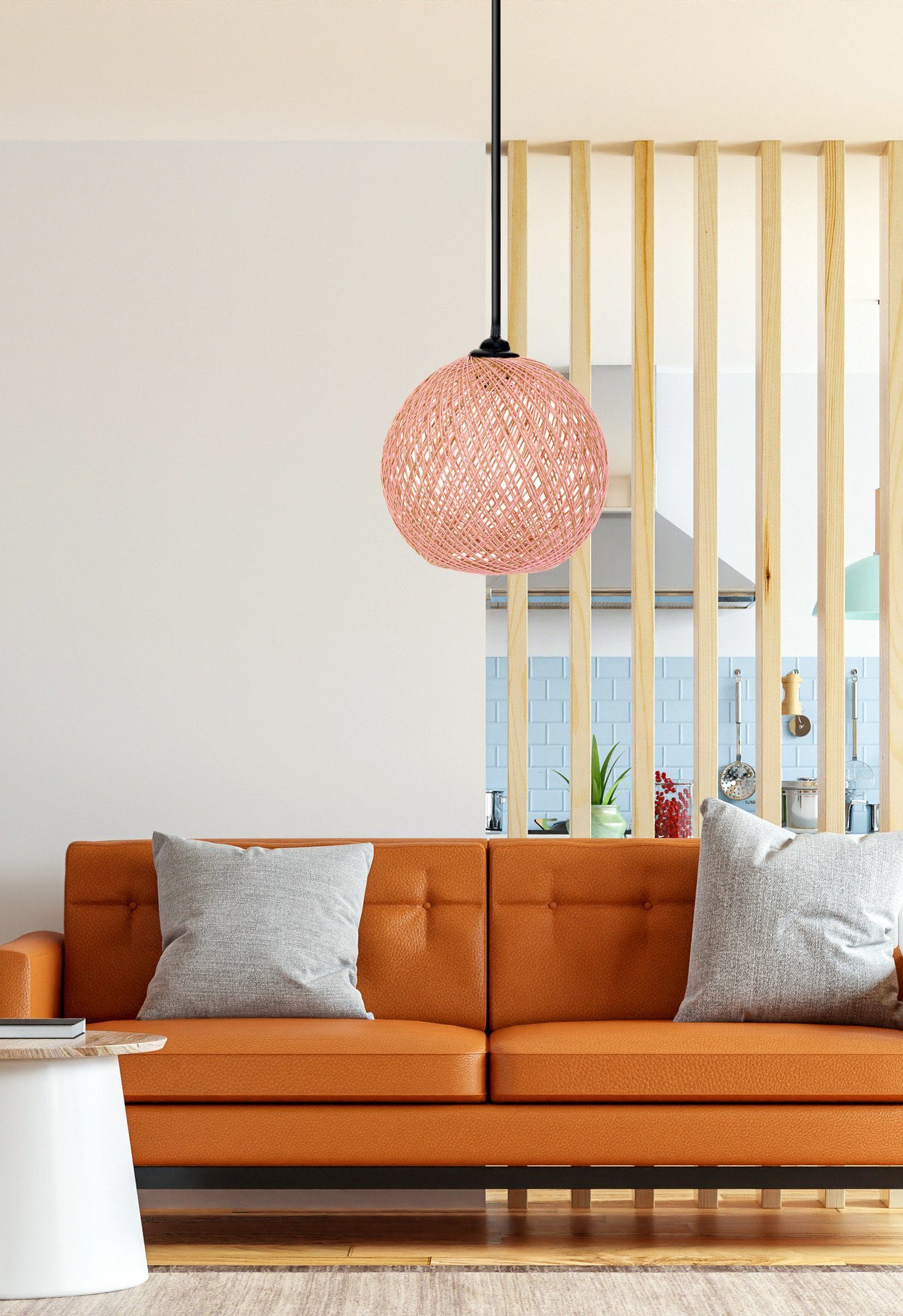 Opviq Kronleuchter Handmade Jute Chandelier, 55 cm H1572