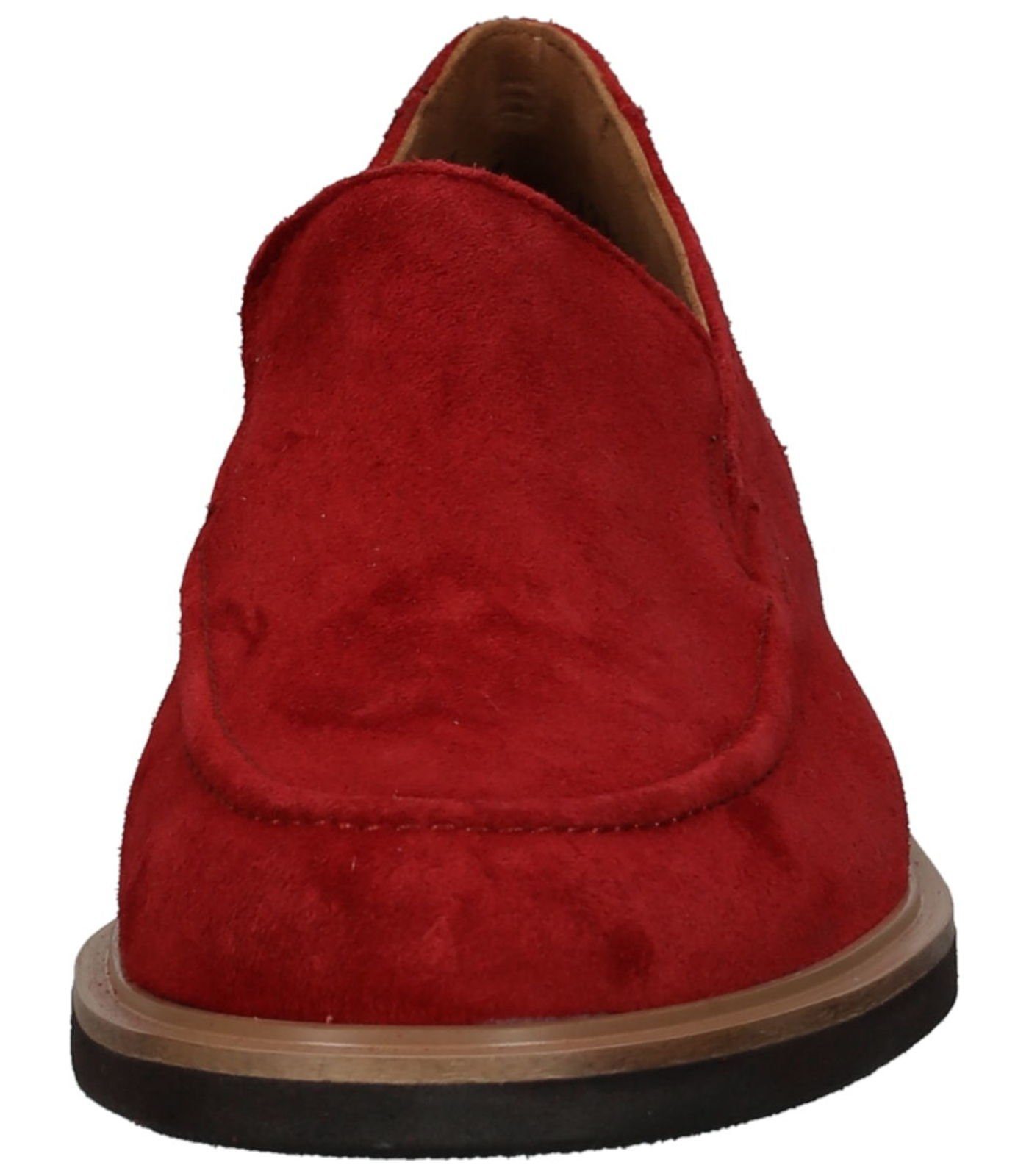 Paul Green Slipper Slipper Veloursleder Rot