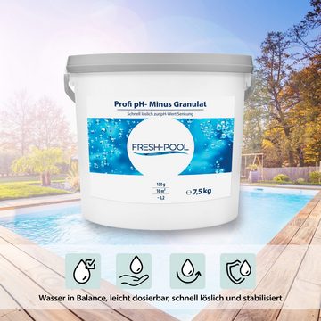Fresh-Pool Poolpflege Profi pH- Minus Granulat 7,5 kg