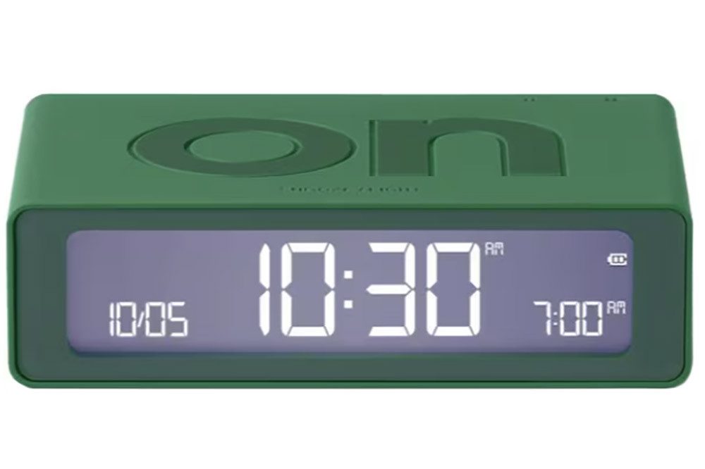 Lexon Quarzwecker DigitalFlip Mini Grün