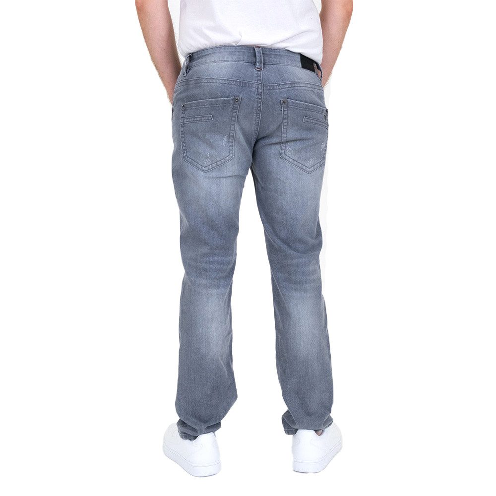 Blue Monkey 5-Pocket-Jeans 57Freddy - grey