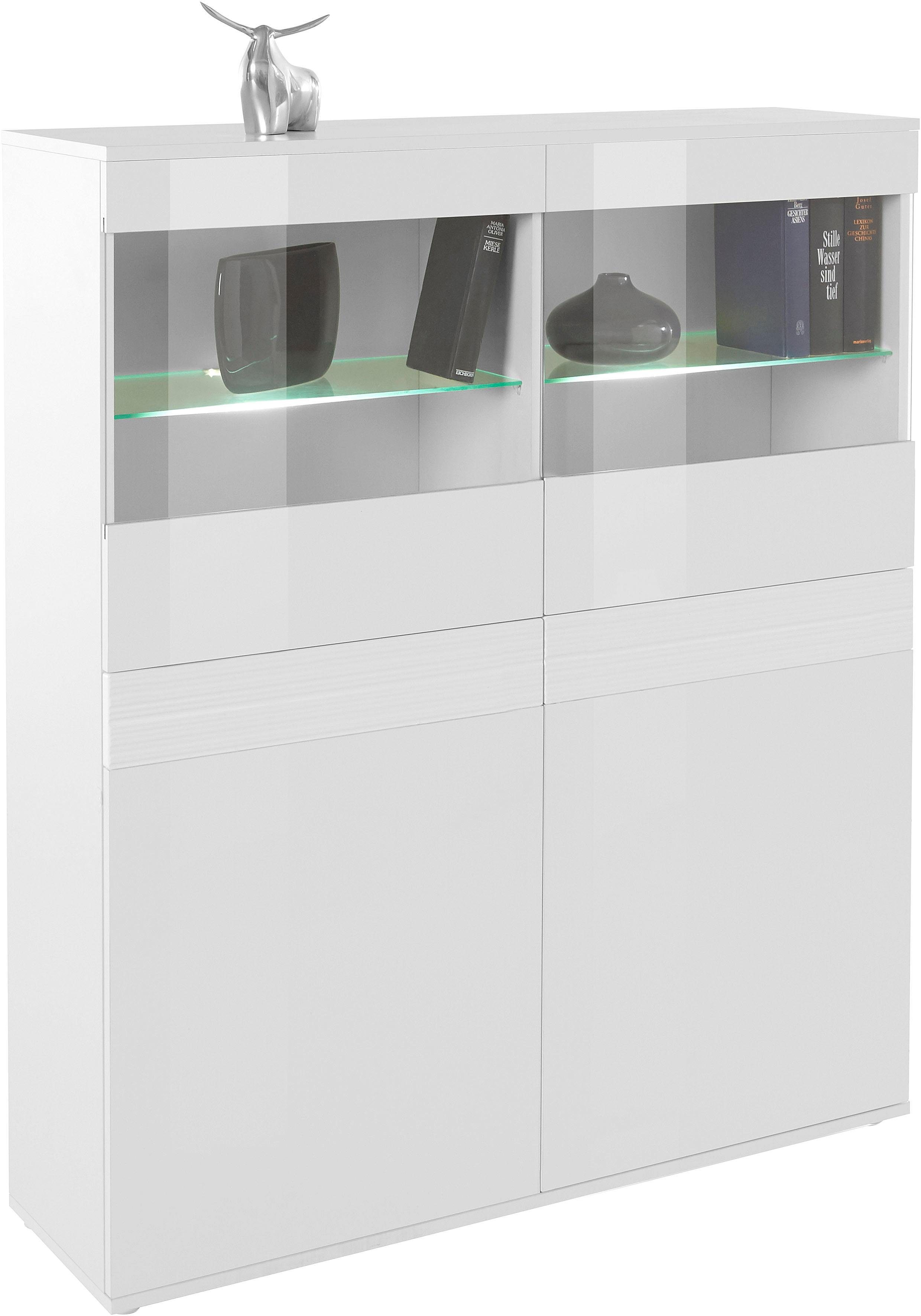 borchardt Möbel Vitrine Florenz Höhe 125 cm – Bild 2 von 5