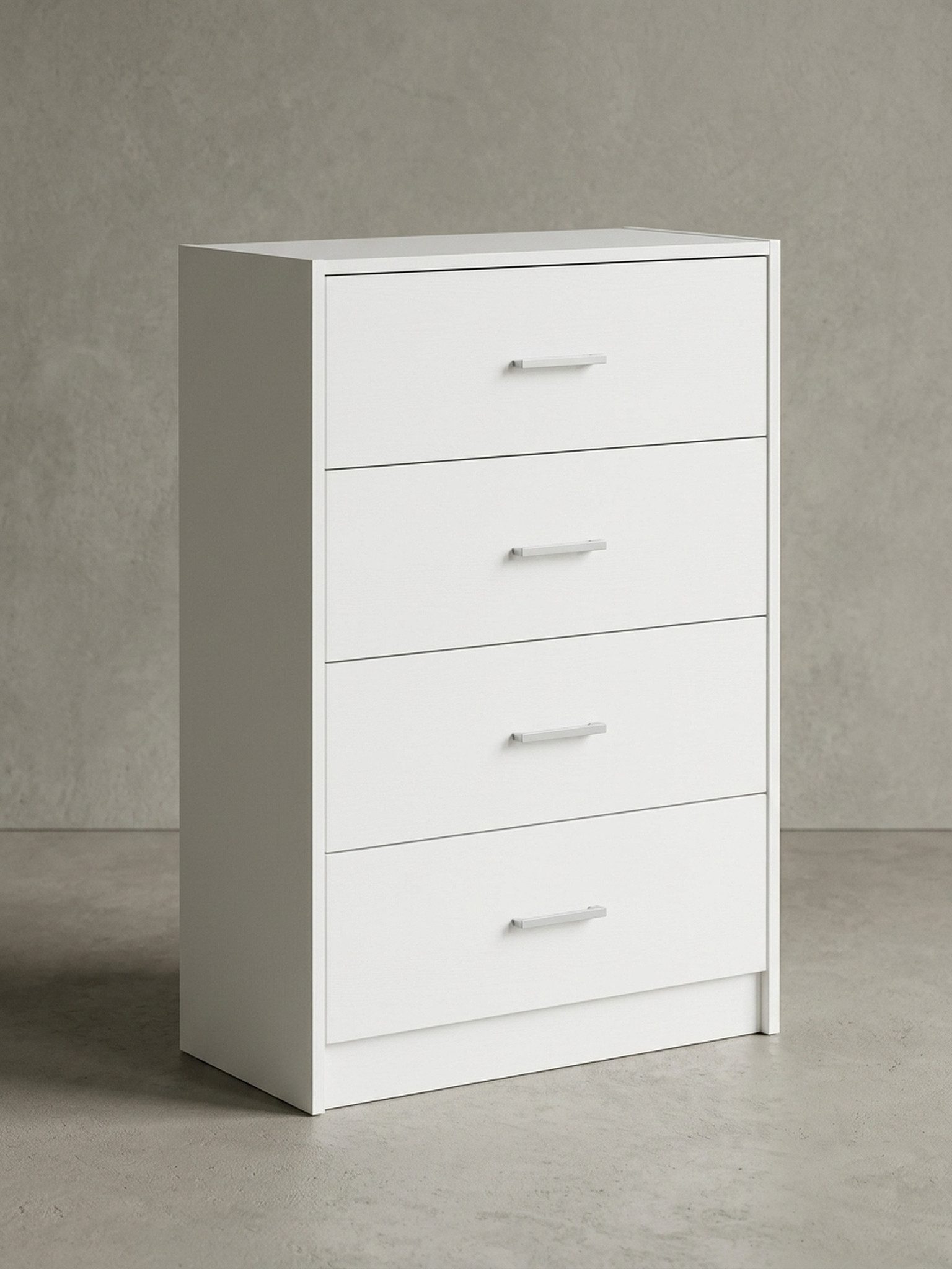 KADIMA DESIGN Kommode Design Sideboard WL5.864 Weiß Hochglanz 60x90x30 cm Anrichte Holz (Flur, Wäschekommode Schlafzimmer), Modern, Schmale Schubladenkommode Esszimmer, Kleiner Allzweckschrank