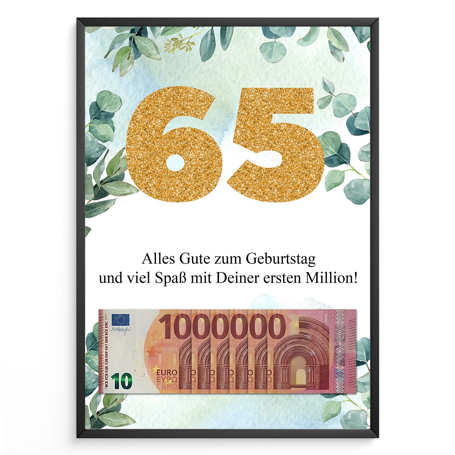 Tigerlino Poster Geldgeschenk Geburtstag Frauen Männer günstig online kaufen
