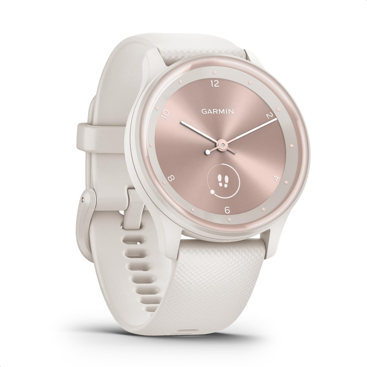 Garmin 010-02566-01 Smartwatch (2,1 cm, Andriod ios), Elegante Hybrid Smartwatch 40 mm