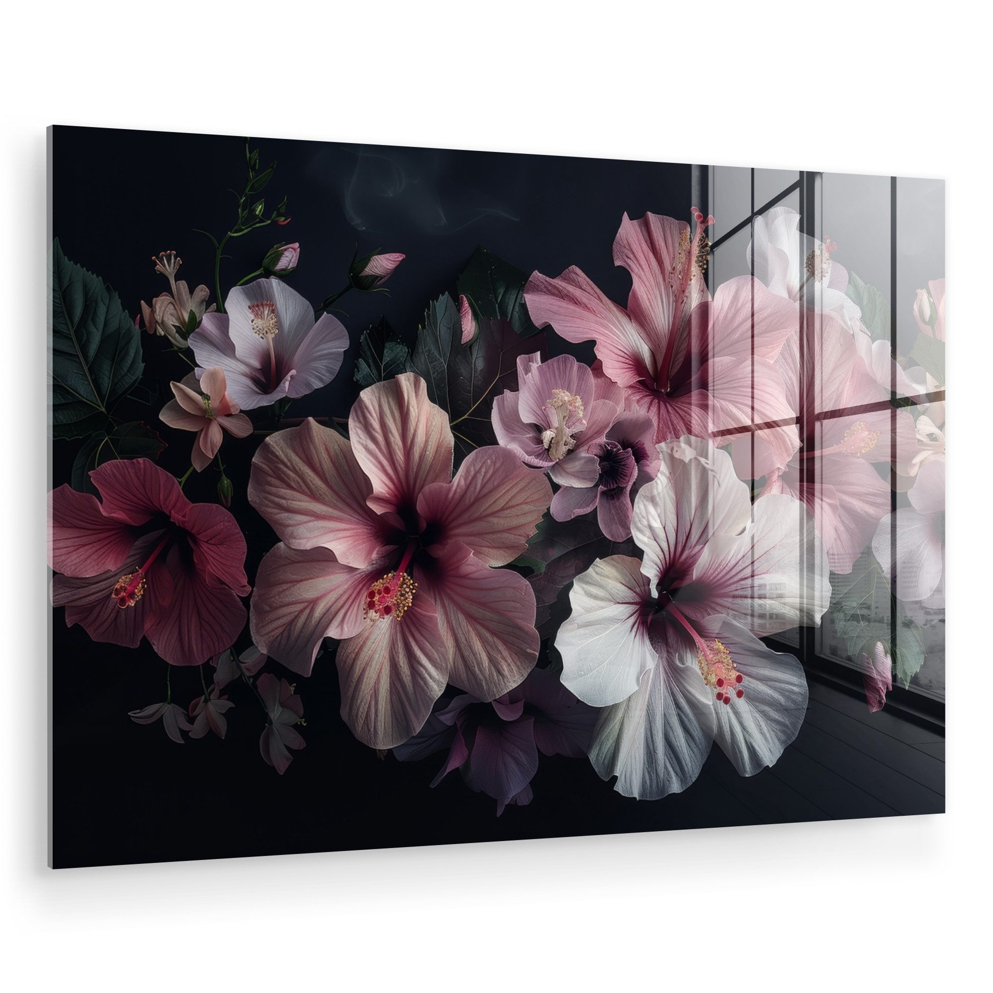 MuchoWow Acrylglasbild Blumen - Hibiskus - günstig online kaufen