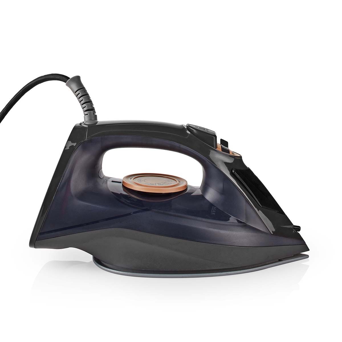 Nedis Dampfbürste IRON1000, 2200 W, Dampfdüse, Keramiksohle, vertikaldampf für müheloses Gleiten