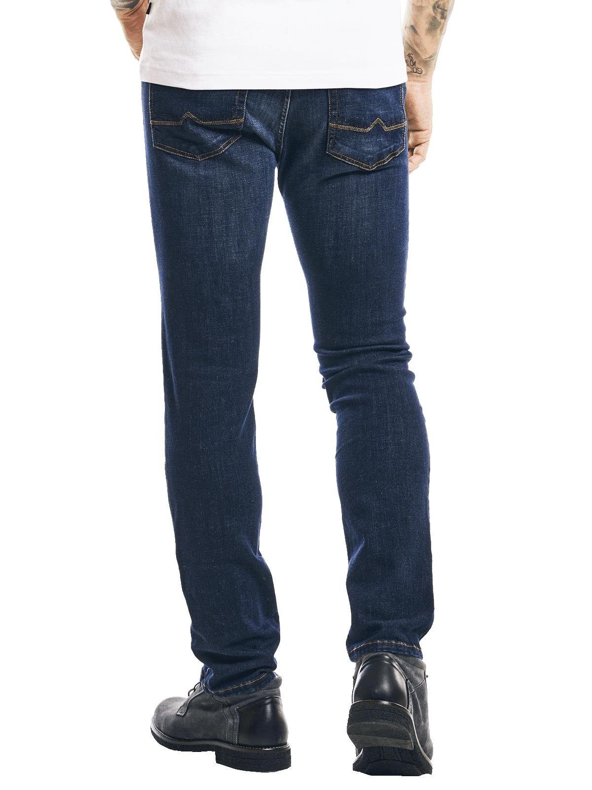 emilio adani Stretch-Jeans Herren Super-Stretch Jeans Slim Fit, Marineblau günstig online kaufen